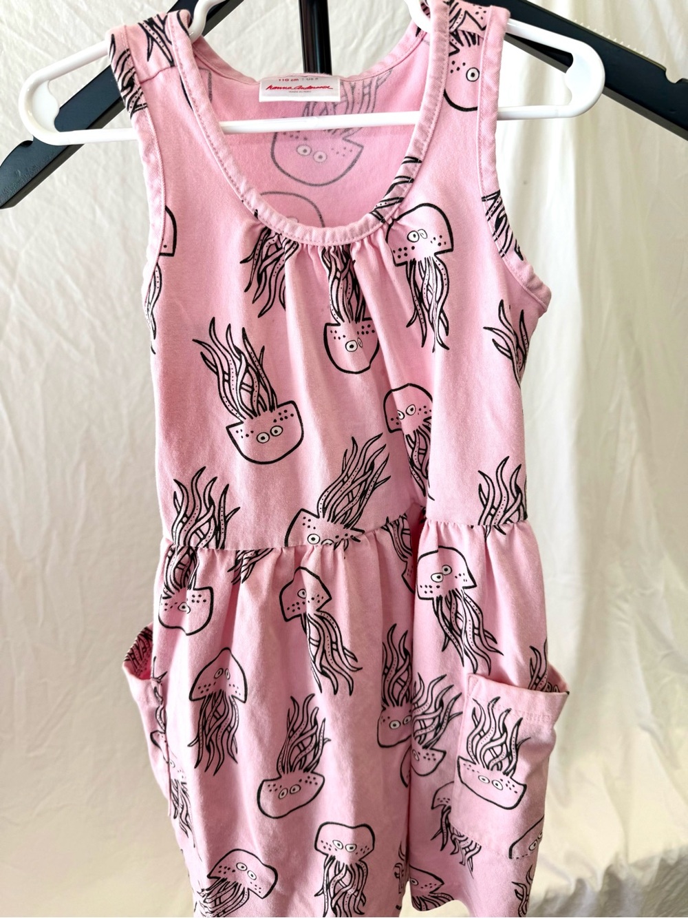 Hanna Andersson Pink Jellyfish Tank Pajama Romper